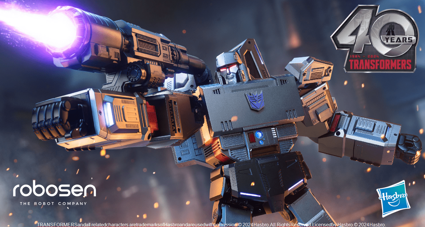 You are currently viewing Robosen Robotics Teams Up with Hasbro to Debut the World’s First Auto-Converting Decepticon – Megatron!