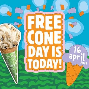 Read more about the article TODAY IS FREE CONE DAY AT BEN & JERRY’S!