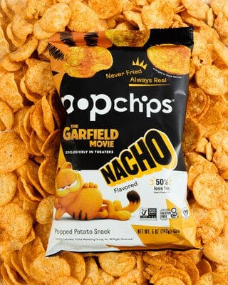 You are currently viewing IT’S PURRFECT: POPCHIPS NACHO DEBUTS AS GARFIELD’S NEW FAVORITE SNACK