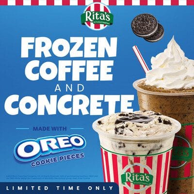 You are currently viewing Rita’s Partners with OREO® to Expand Cold Brew Frozen Coffee Line and Offers $3 Small Frozen Coffee to Rita’s Ice App Users