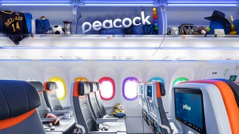 You are currently viewing JetBlue and Peacock Soar to New Heights with First-of-Its-Kind Partnership