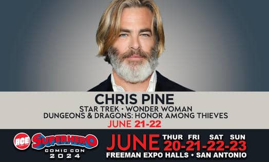 Read more about the article Captain on the Bridge! Chris Pine Coming to Superhero Comic Con