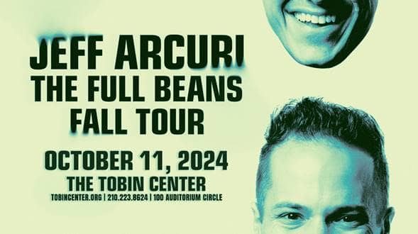 Read more about the article Jeff Arcuri Brings His Uproarious Fall Tour to the Tobin Center in October