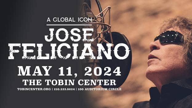 Read more about the article Music Icon Jose Feliciano Set to Mesmerize Audiences at the Tobin Center