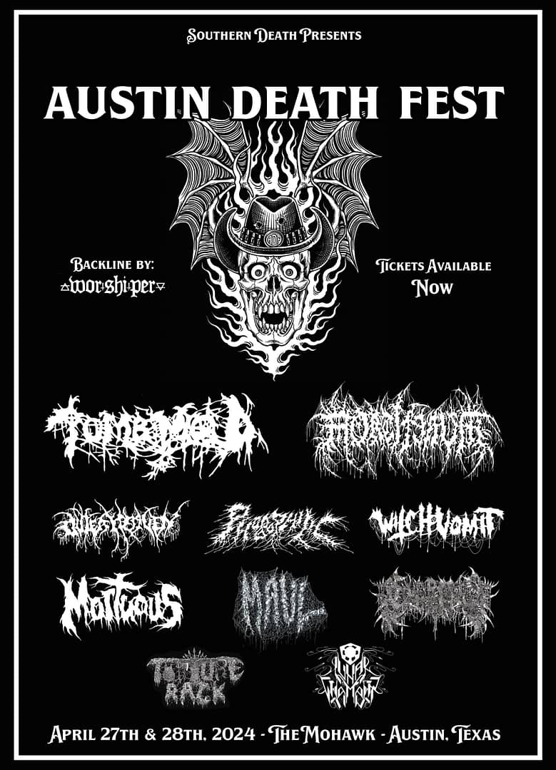 Read more about the article Inaugural Austin Death Fest Announces Second Wave Of Bands