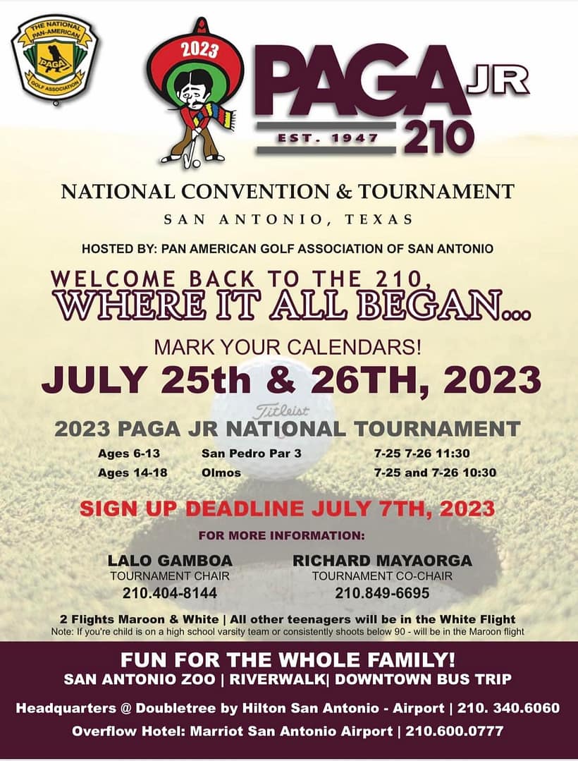 You are currently viewing The Alamo City to host 2023 PAGA National Golf Tournament and Convention